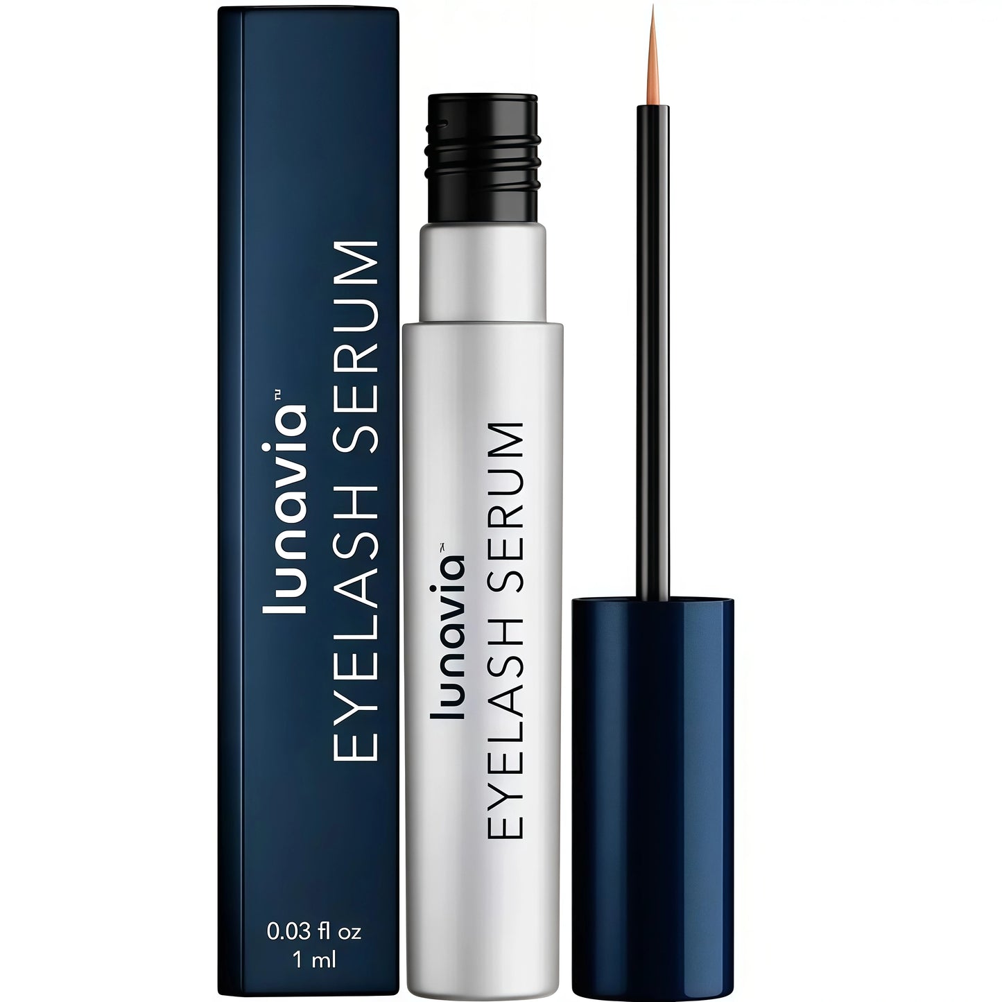 Lunavia Eyelash Serum with Peptide & Botanical Lash Conditioner for Healthier, Stronger-Looking Lashes - Nourishing Lash Serum with Ginseng Extract for Daily Lash Care