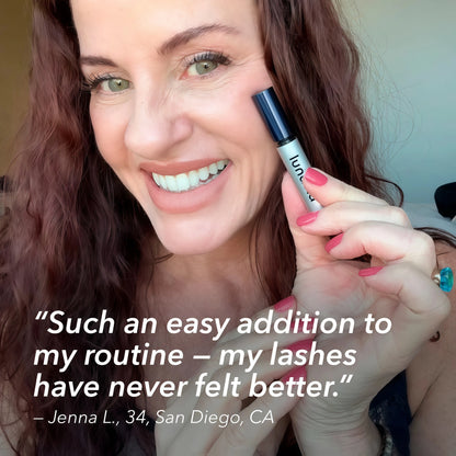 Lunavia Eyelash Serum with Peptide & Botanical Lash Conditioner for Healthier, Stronger-Looking Lashes - Nourishing Lash Serum with Ginseng Extract for Daily Lash Care